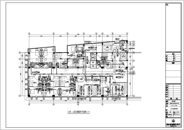 [浙江]19000㎡六层医院空调通风防排烟施工图设计（节能设计）-图二