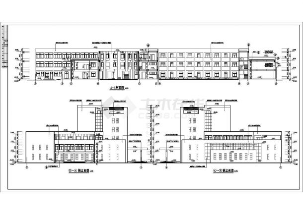 广东某地六层框架结构办公楼建筑设计施工图纸-图一