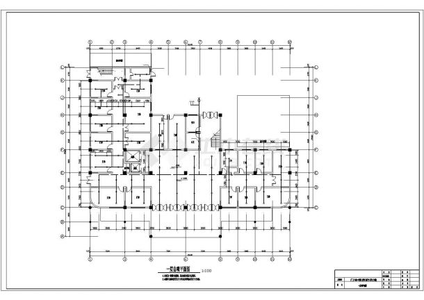 [安徽]七层医院大楼消防改造工程施工图纸-图二