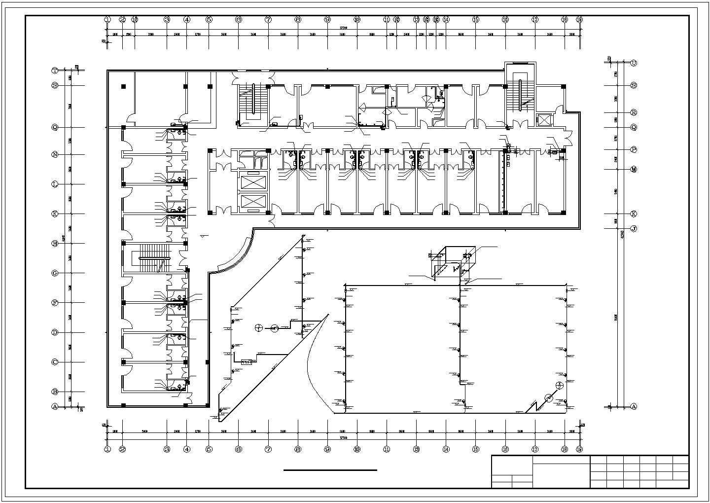 某7027.4平方米传染病医院病房楼给排水消防设计图