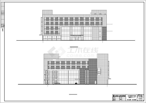 某制衣厂五层框架结构研发楼建筑设计方案图-图二