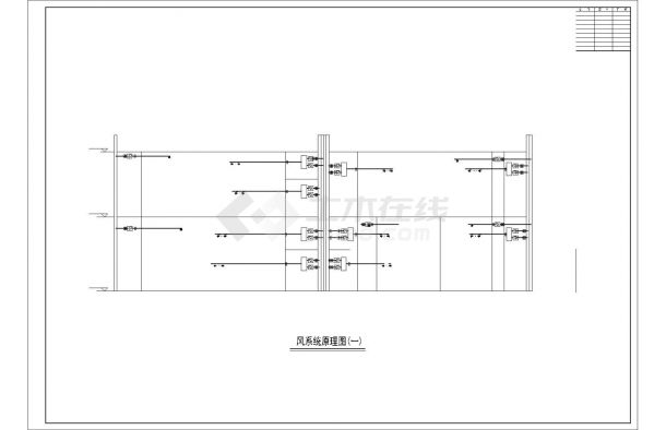 [广西]154526㎡二层大型火车站广场空调通风及防排烟系统设计施工图（机房设计）-图一