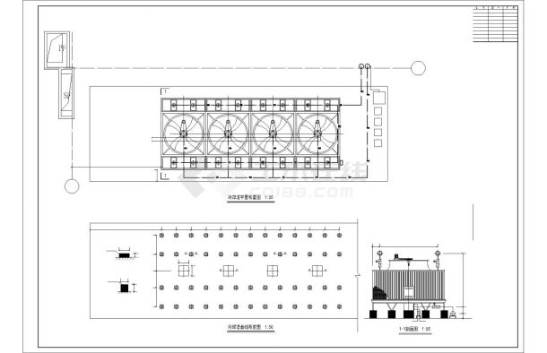 [广西]154526㎡二层大型火车站广场空调通风及防排烟系统设计施工图（机房设计）-图二