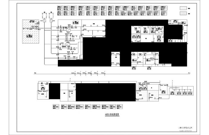 [湖南]11000㎡二层现代大型地铁站空调通风及防排烟系统设计施工图（大院设计）_图1