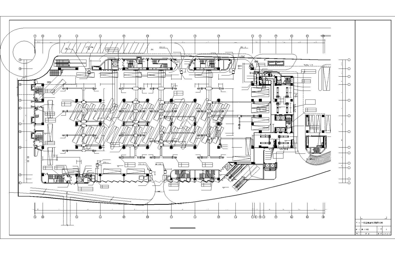 [福建]86390㎡二十四层大型火车站空调通风空防排烟系统设计施工图（制冷机房人防设计）