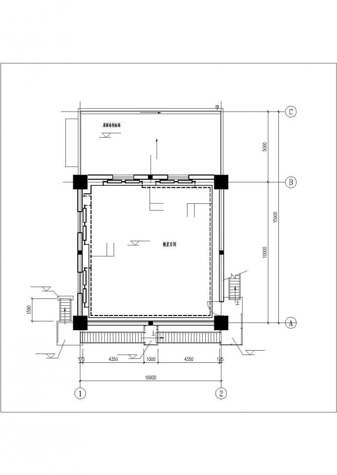 [辽宁]某多层电厂建筑用房采暖设计施工图纸（含设计说明）_图1
