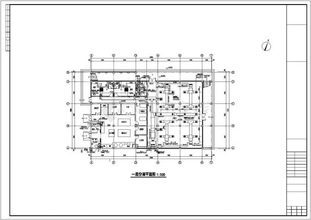 [江苏]某两层车间食堂空调施工图纸（含设计说明）-图二