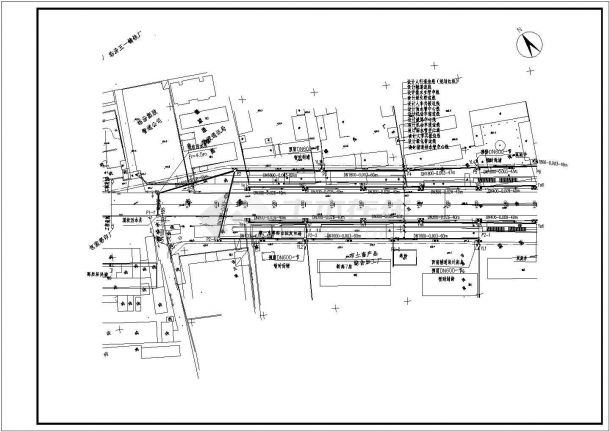 山西某市公铁立交排水施工图纸（含排水设计说明）-图一