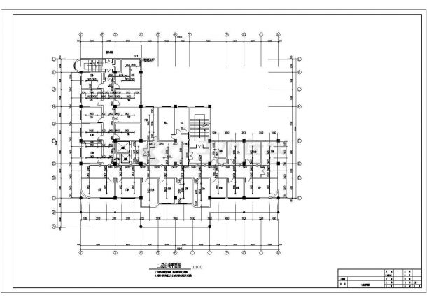 [安徽]某七层医院大楼消防改造施工图纸（含设计说明）-图二