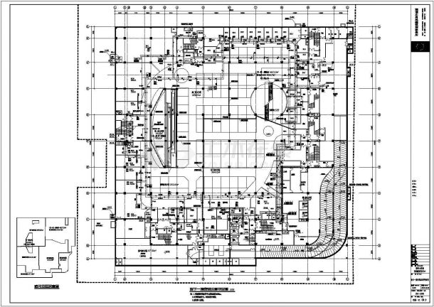 [河南]46760㎡三层大型商场空调通风及防排烟系统设计施工图（人防设计）-图一