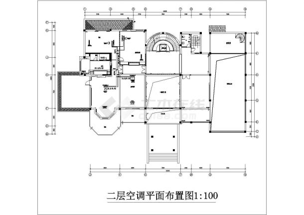 [内蒙古]3层别墅建筑空调通风系统设计施工图-图二