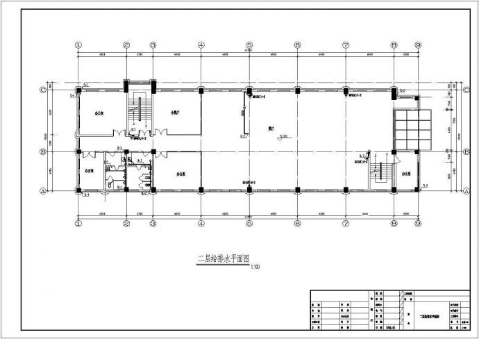 [山东]地下车库给排水施工图纸（含设计说明）_图1