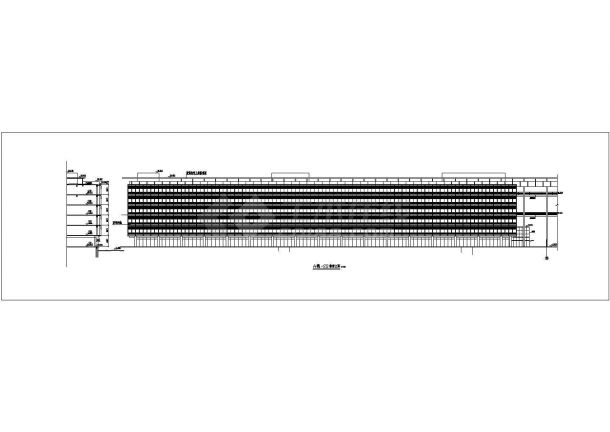 浙大科技园六层框架结构综合楼建筑设计施工图纸-图二