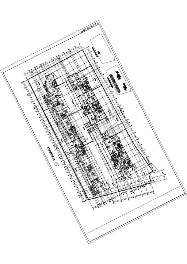 [浙江]28层商住楼空调通风排烟系统设计施工图-图一