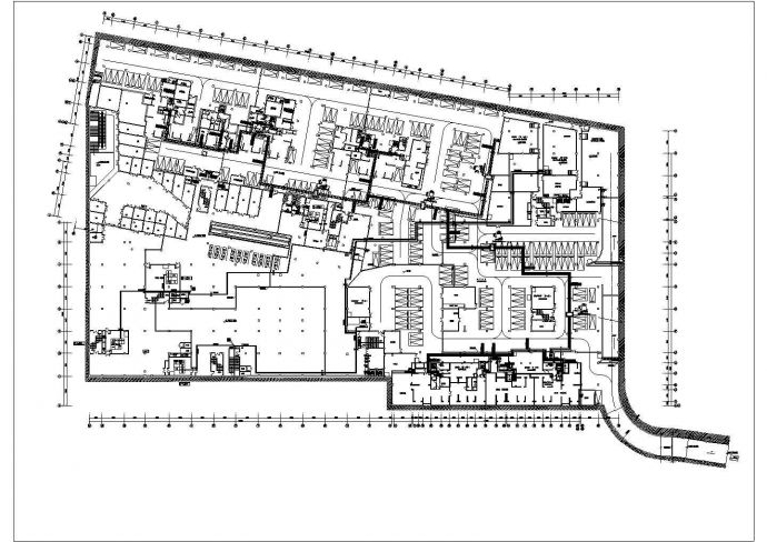 四层商场购物中心空调通风排烟系统设计施工图_图1