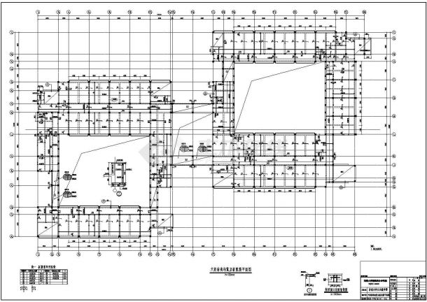 【济南】某六层大学教学楼建筑框架结构设计施工图纸-图一