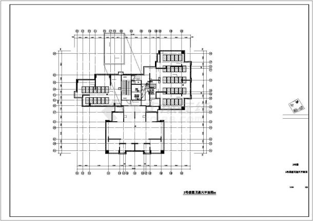 [广东]住宅小区三栋商住楼通风及防排烟系统设计施工图（含计算）-图二