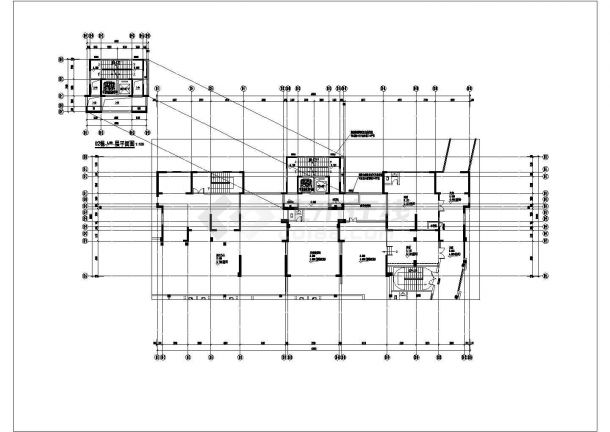 [贵州]高层社区商住楼通风及防排烟系统设计施工图（诱导通风系统）-图二