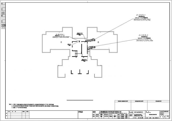 [湖南]13689㎡二十二层公寓住宅建筑群通风系统设计施工图_图1