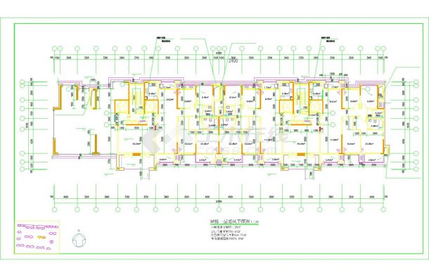 [湖南]16层建筑群通风防排烟系统设计施工图-图一
