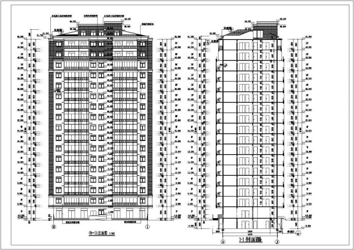 某地18层剪力墙结构住宅建筑设计施工图纸_图1