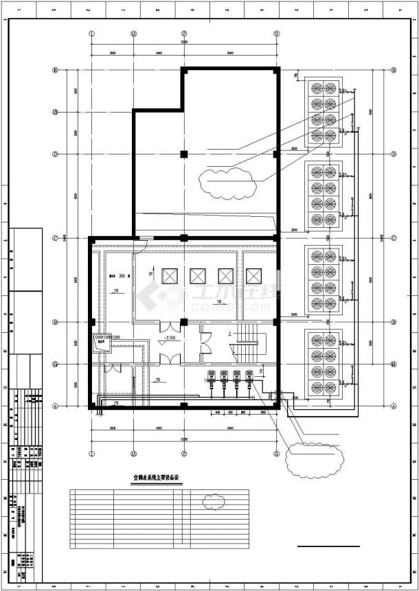 [浙江]8718㎡二层游客中心空调通风设计施工图-图一