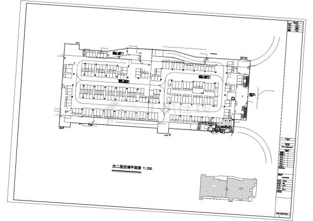 [长沙]34426㎡二层地下商场空调通风全套设计施工图(详图丰富)-图一