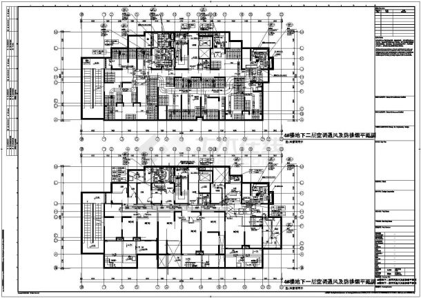 [江苏]194098㎡三十三层住宅小区空调通风设计施工图(8栋楼、地下室、焓湿图)-图二