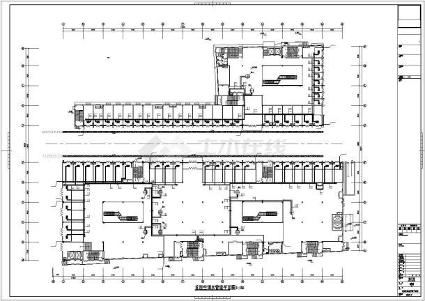 河南某50000㎡四层商场空调通风施工图-图一