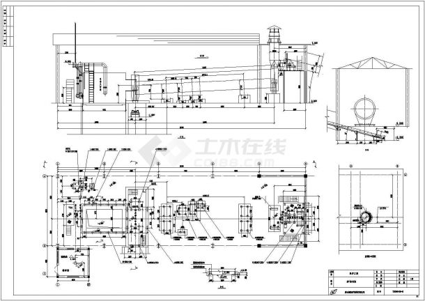 某地一层竖炉工程烘干机房全套建筑结构施工图-图二