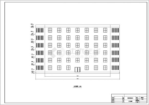某地六层宾馆建筑方案设计（课程设计）-图一