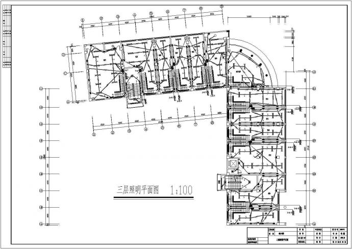 某6026㎡地上六层综合楼电气施工图纸_图1