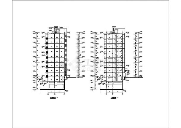 某北方九层剪力墙结构住宅楼建筑设计方案图-图二