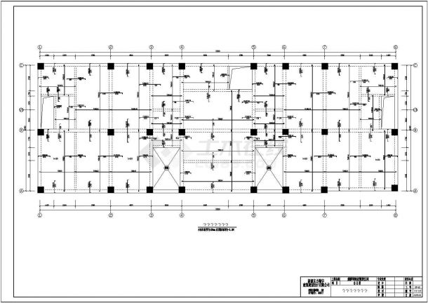 新疆某地区办公楼结构设计施工图纸-图一