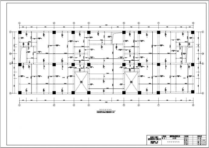 新疆某地区办公楼结构设计施工图纸_图1