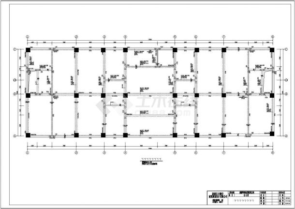 新疆某地区办公楼结构设计施工图纸-图二