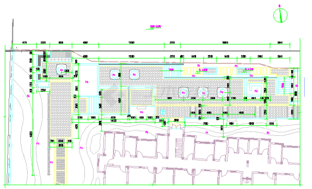 【浙江】现代风格花园居住区景观工程全套施工图（共70张）-图一