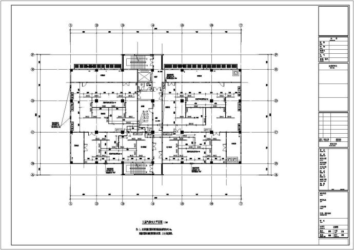 [广东]6000㎡六层通信建筑气体消防设计图纸_图1