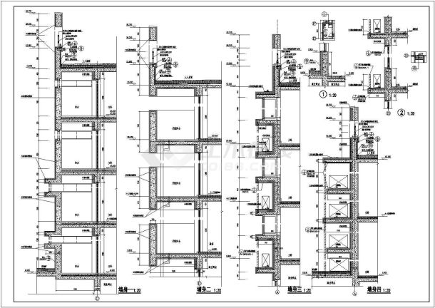 某18层框剪商住楼建筑设计施工图-图六