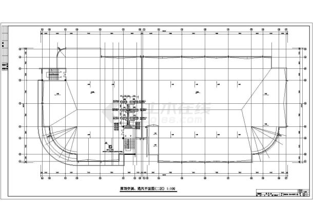 三层居住区配套公共建筑空调系统设计施工图-图二
