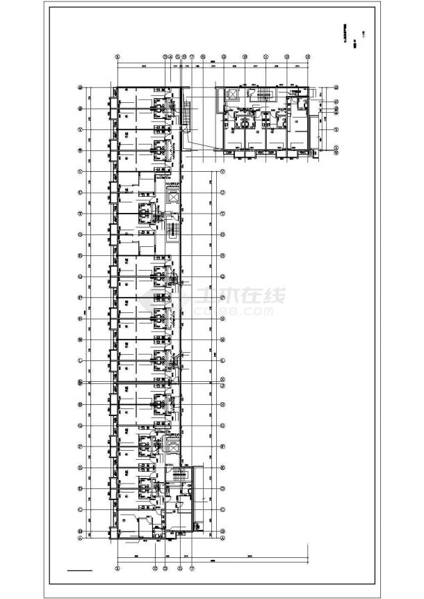 [北京]238980㎡中高层住宅楼采暖系统设计施工图（含人防设计、11层）-图二
