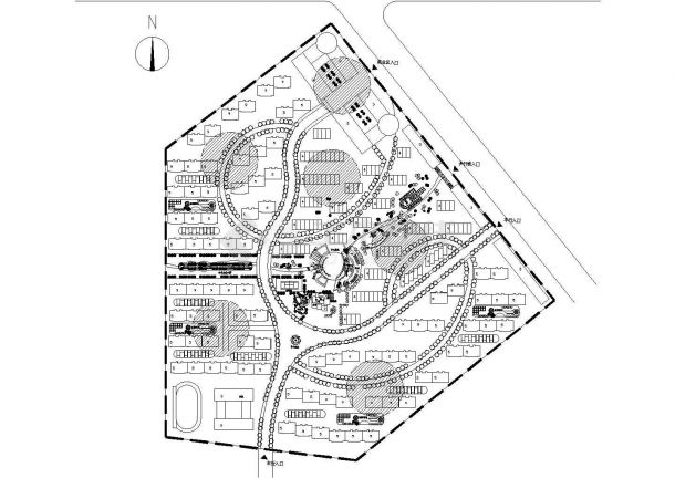 【张北】某住宅小区规划设计方案（含户型及效果图）-图一