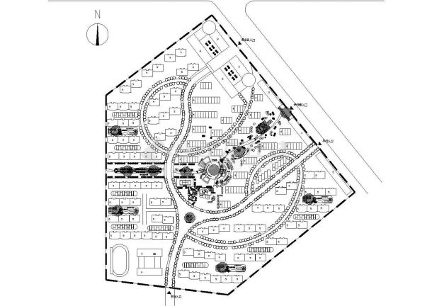【张北】某住宅小区规划设计方案（含户型及效果图）-图二