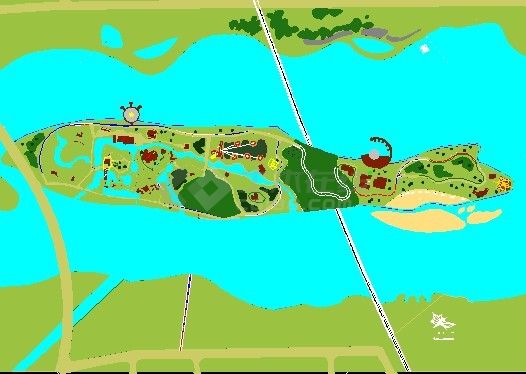 河心岛规划方案-图一