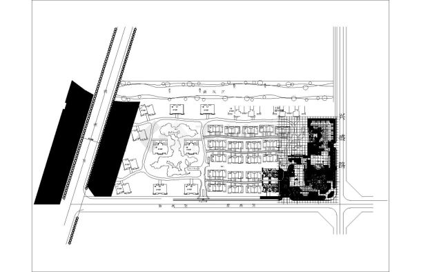 [北京]温馨家园样板区景观设计施工图-图一