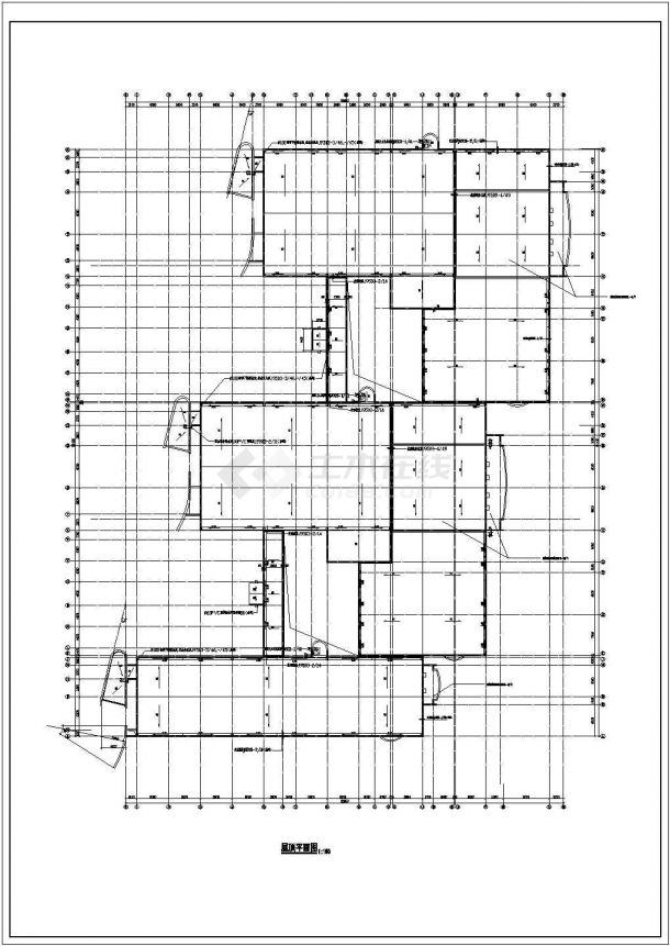 二层学校高中餐厅建筑施工图（共六张图纸）-图一