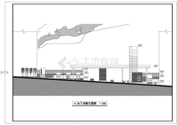 [重庆]生态型城市小区景观规划设计施工图-图二