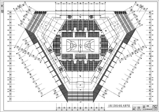 广东省某体育馆弱电工程设计施工图纸-图二