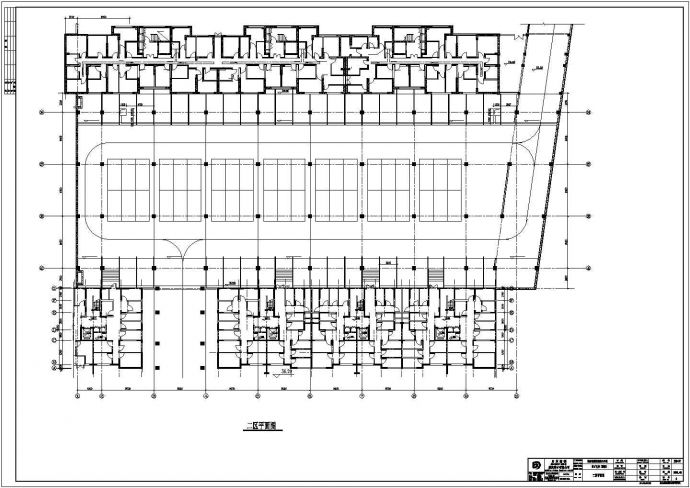 地上一层济南某住宅小区地下车库建筑施工图（共7张图）_图1