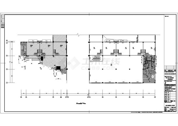 苏州四层框架结构酒店室内装修设计施工图-图一